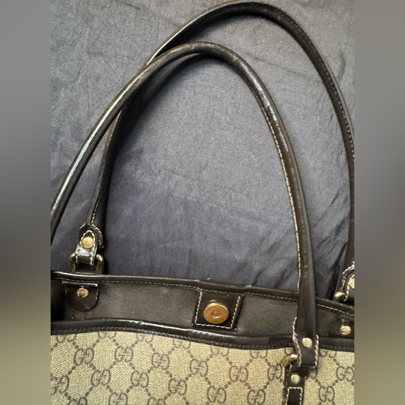 Gucci GG Supreme Monogram Coated Canvas Large Tote Bag with COA - Picture 6 of 17